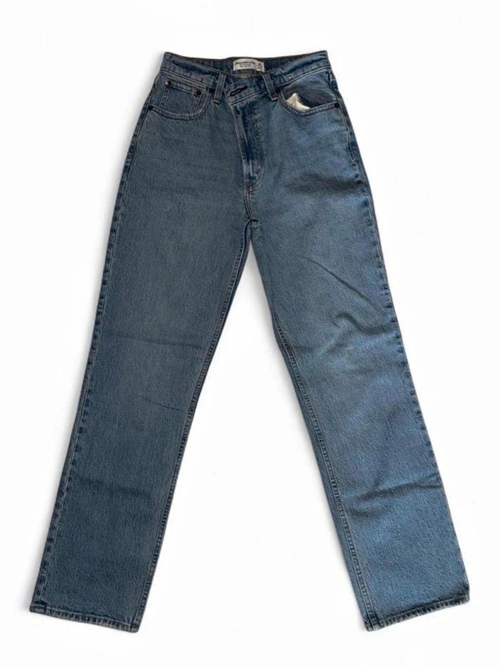 Abercrombie & Fitch The '90s Straight Ultra High Rise Jeans Waist 27